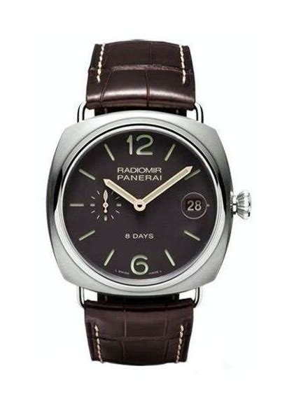 panerai pam 00346|Panerai Radiomir 8 Days Brown Dial Brown Leather Men's Watch .